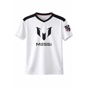 Messi Collection Youth XL Soccer Jersey #10 White Pink Black Athletic Shirt‎